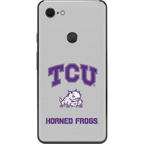 Texas Christian University Horned Frogs Logo Print Google Pixel 3 XL Skin